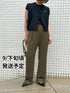 【 予約:9/下旬 】SIDE SLIT SLACKS /Y253-31103-2